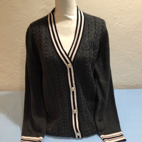 Tommy Hilfiger Sweaters - 50% OFF Tommy Hilfiger Grey Women’s Cardigan